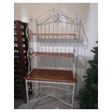 BAKER RACK IRON WITH METAL FRAME 36" W X 18" D X