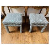 BENCHES UPHL. 17" X 17" X 18" REMOVEABLE CUSHIONS