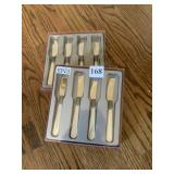 8 MOTHER PEARL KNIVES