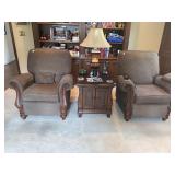 RECLINERS BRADINGTON YOUNG BROWN/TAN CHINE\ILLE