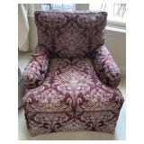 SIDE CHAIR SHERILL - WITH REMOVEALBE CUSHION WINE
