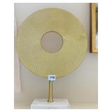 MARBLE & BRASS ACCENT PCS.14 1/2" W X 20" H X 5" D