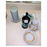 CANDLE, BATH SALTS, SOAP DISPENSER, CUP, ETC.