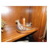 QUAIL BOOK ENDS