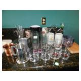 PEWTER MUGS AND OTHERS