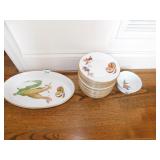 ROYAL WORCHESTER EVESHAM 17 DESSERT PLATES