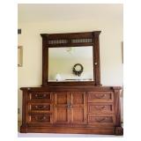 DRESSER MATCHES B. R. SET WITH BEVELED MIRROR