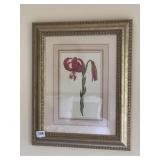 SILVER FRAME 16" W X 20" H BOTANICAL PRINTS