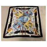 VENICE SCARF NEW - CARNIVAL SCARF 34" X 34"