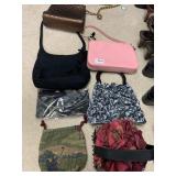 7 PURSES INCL. AMANDA SMITH COPPER TONE, TAYLOR