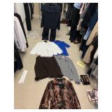 LARGE MARARI FLOWER DRESS, CLASSIC BLACK SKIRT,