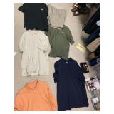 GOLF SHIRTS - CUTTER BUCK LARGE, BOBBY JONES,