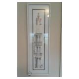 WHITE FRAMED MODERN ART