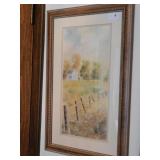 WATERCOLOR BY BETTY REID LOCAL ARTIST 23 1/2" H"