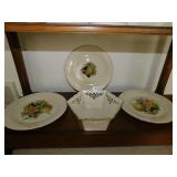 LENOX BOWL AND 3 PLATES
