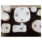 ADDERLEY FINE BONE CHINA ENGLAND CHINA SET, 6 CUPS