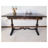 GRAND RAPIDS SOLID MAHOGANY WITH CENTER DRAWER