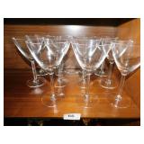 FOSTORIA SET OF 12 - 7 1/2"H GLASSES