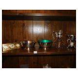 SILVERPLATE SERVING BOWLS, SILVERPLATE COFFEE