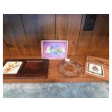 DRY AS A CAMEL TOWEL, CHEESE BOARD, GLASS GOLD