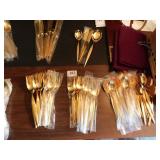 THOR GOLD WASH FLATWARE NEW
