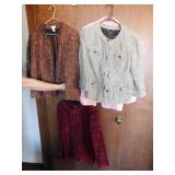 SWEATER, SZ. 1 CHICO TOPS, 6 TALBOTS