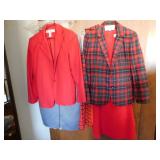 6 PETITE BLAZER, 4 DRESS, GRAY DRESS 6 PETITE