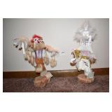 KACHINA DOLL RED TAIL HAWK BY SIGNED BASE AND