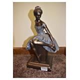 BALLERINA SIGNED ALVA 1997 - 12 1/2" H X 7 1/2" W
