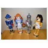NUTCRACKERS 14" H  WIZZARD OF OZ SERIES SET OF 4