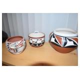 L. TOYA JEMEZ NEW MEXICO BOWL 6" H X 7" W, OSAGE