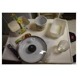 OMAHA STEAK NEW PAN, BAKING DISHES, BASKET