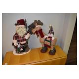 SANTA AND REINDEER