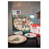 PLATTER, FITZ FLOYD PLATES ETC.