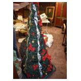 6FT EASY UP PRELIT WITH DECOR ON IT CHRISTMAS TREE