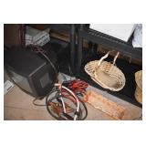 JUMPER CABLES, STEP STOOL, TIE DOWN, FREE TV OR