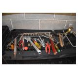 TOOLS SCREW DRIVER, SAW, CRESCENT WRENCH, ETC.