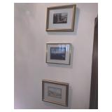 LIGHT HOUSE AND TWO OTHER PRINTS