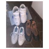 GROUP OF MENS SHOES INCL RAIN BOOTS