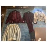 CLOTHING GROUP INCLUDING SWEATERS