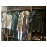 GROUP OF 4 JACKETS LIGHT USE