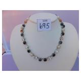 NECKLACES MULTI COLOR STONES 2 PC.