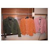 TALBOT PINK WOOL BLEND SZ. 0, GREEN BCBG XXS