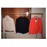 J CREW HOT PINK 00 JACKET, THEORY P SZ., WHITE