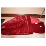 POTTERY BARN RED BLANKET