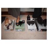 LOFT, SUEDE BROWN, AQUA TALIA ITALY, CLARK BEIGE