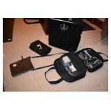 TALBOT CROSS BODY BROWN, BLACK TRAVEL ORGANIZER