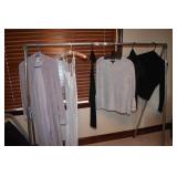 SAK 5TH AVE. SWEATER, ANNE TAYLOR X-SMALL BLACK,