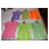 RALPH LAUREN POLO SHIRTS SZ. SMALL X SM.  6 TO GO