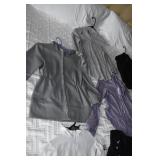 HOODED TURTLE NECK. ZIP JACKETS, SZ. XSMALL